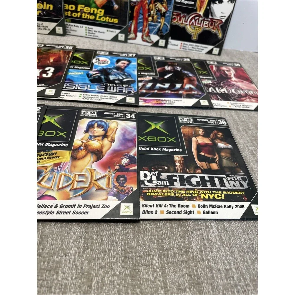 Official Xbox Magazine Lot of 15 Game Demo Discs